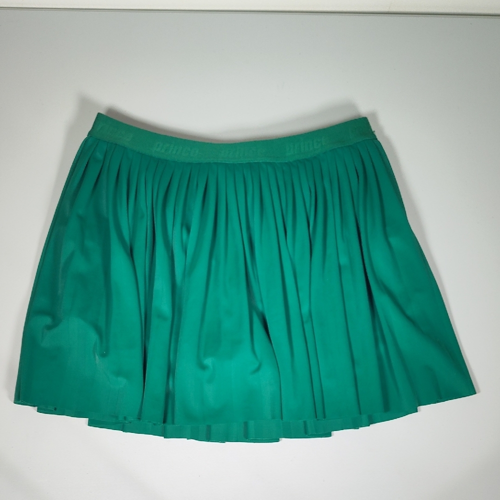Prince Pickleball green pleated athletic mini skort S - Picture 3 of 8